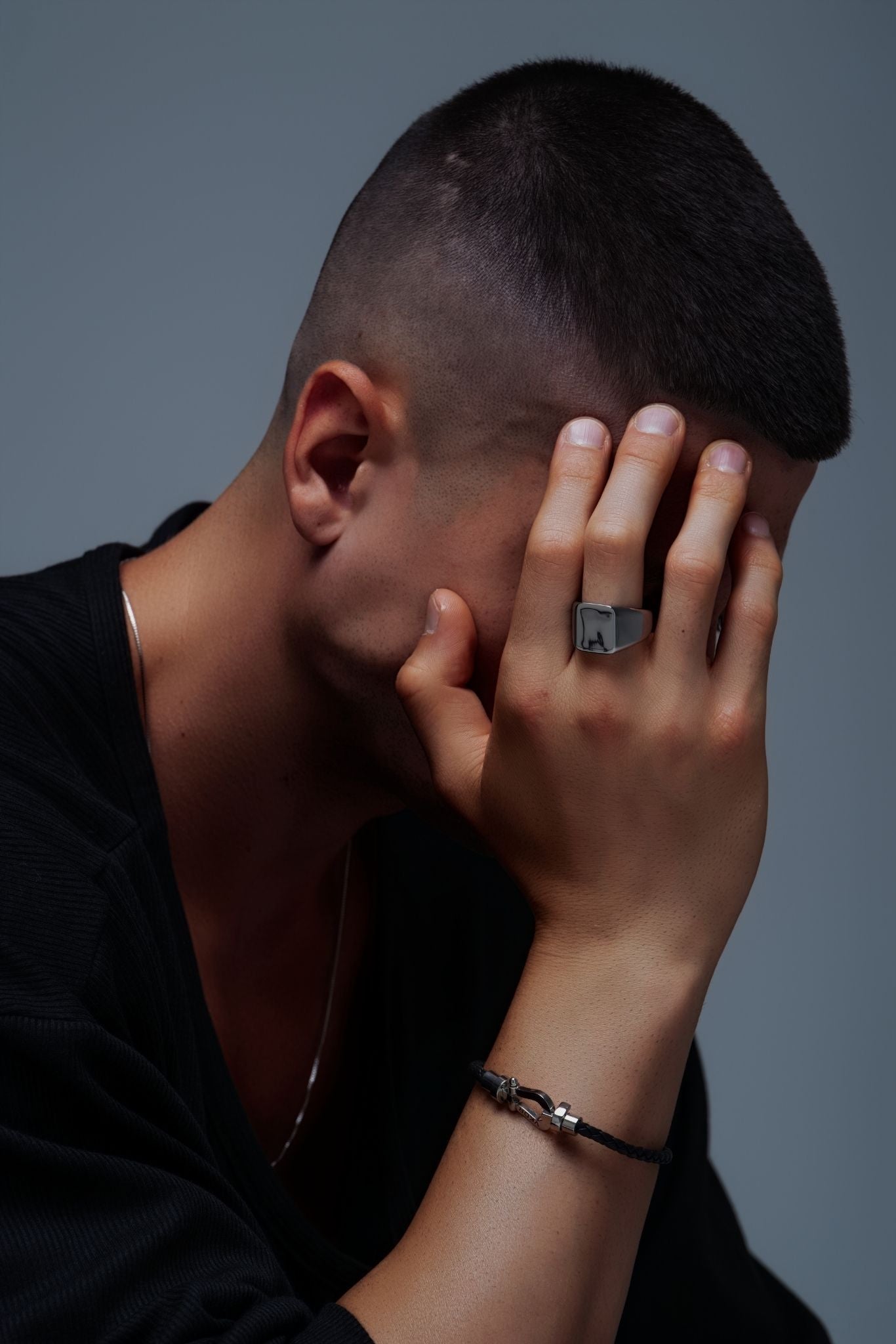 Silver Solid Signet Ring