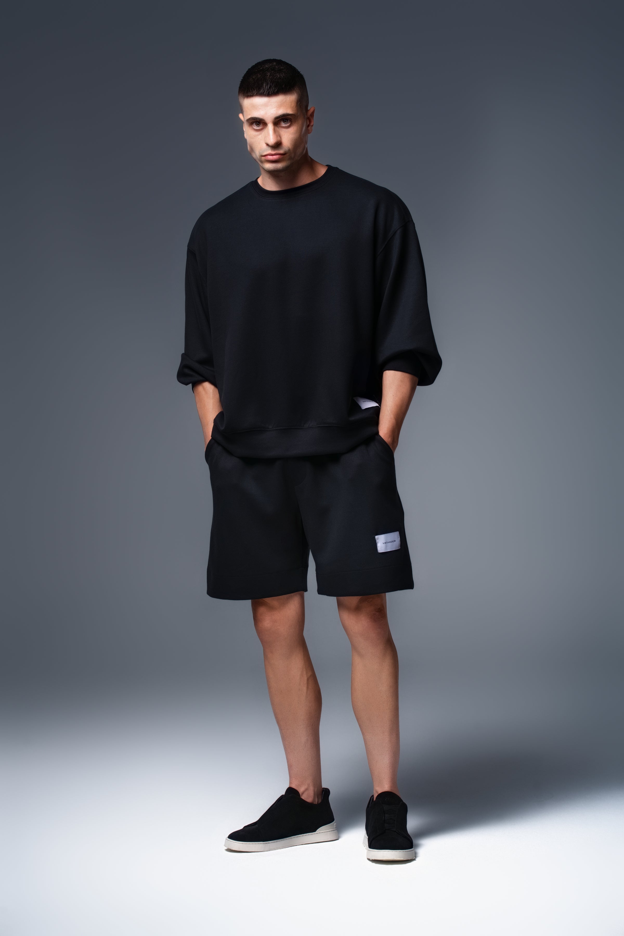 BLACKOUT Short & Top SET in Black