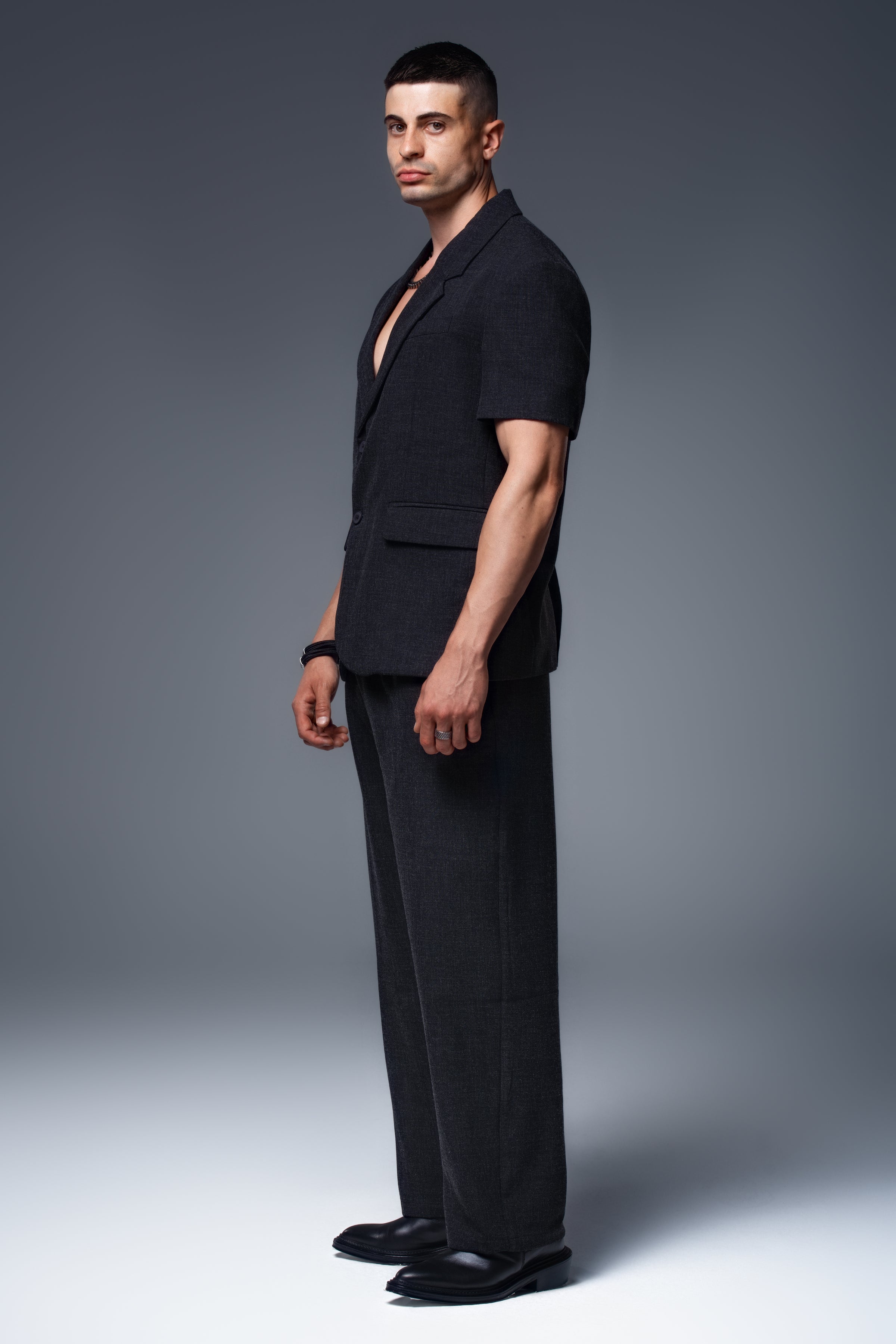 Cavalier Code Single Breasted Blazer and Pant Suit