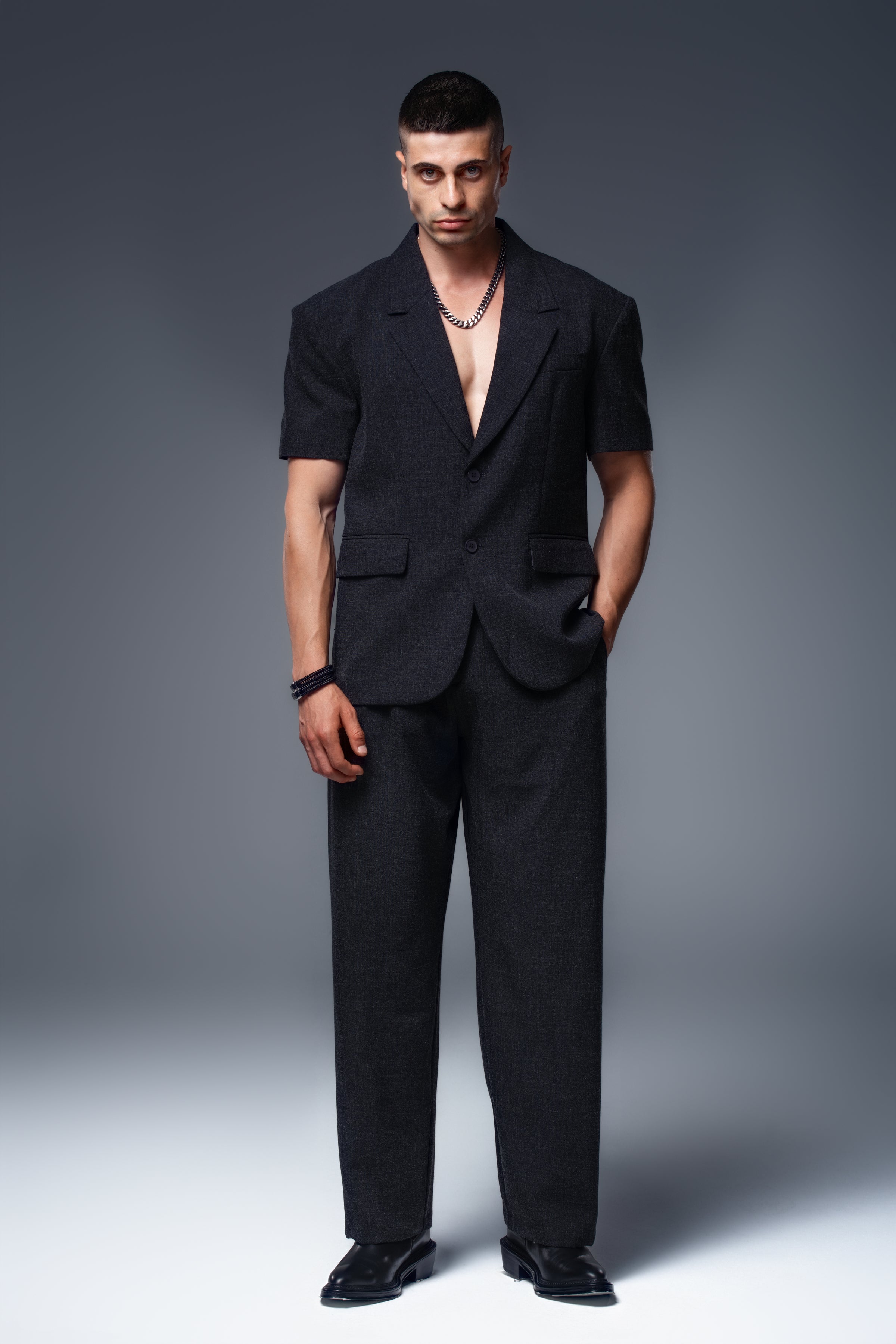 Cavalier Code Single Breasted Blazer and Pant Suit