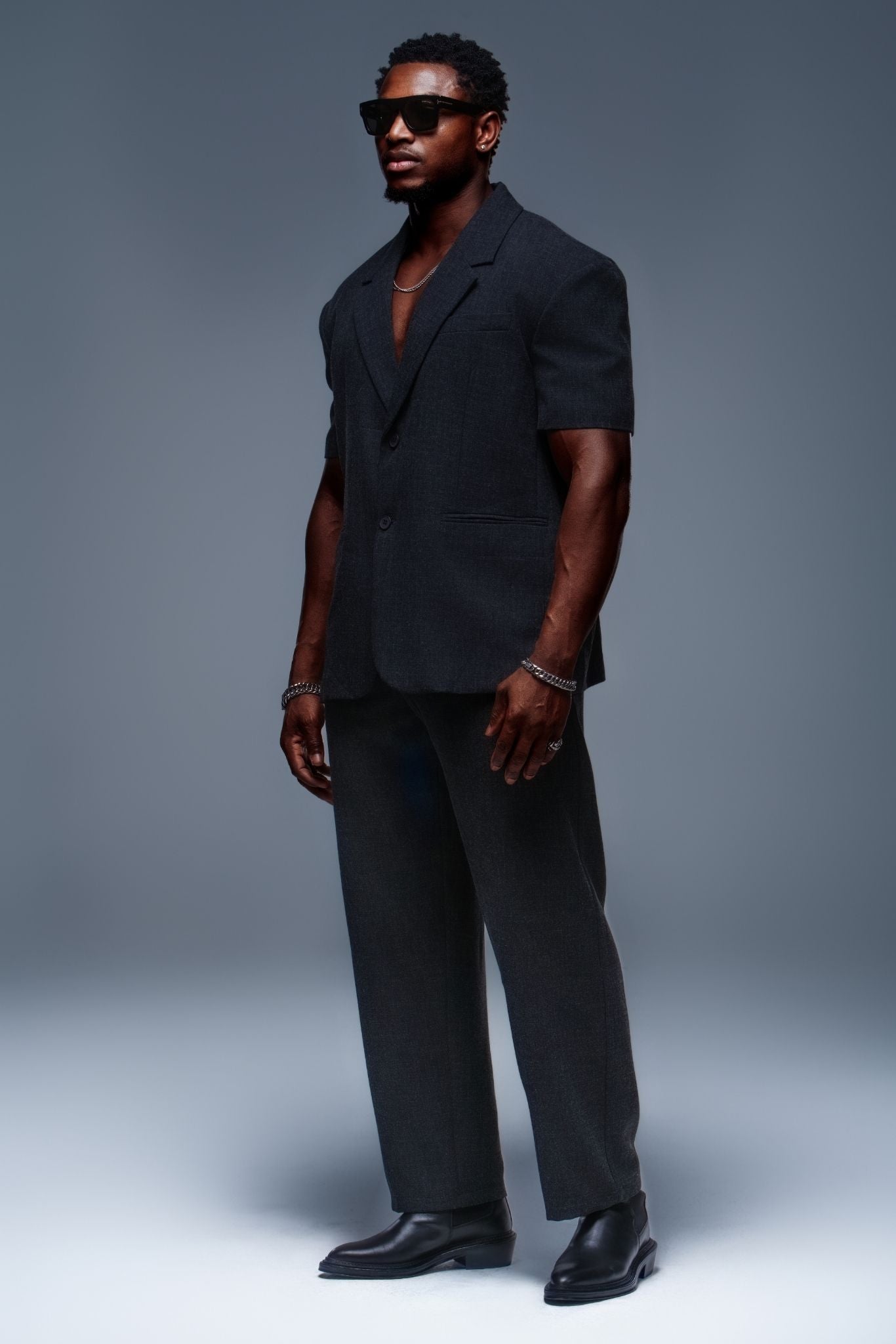 Cavalier Code Single Breasted Blazer and Pant Suit