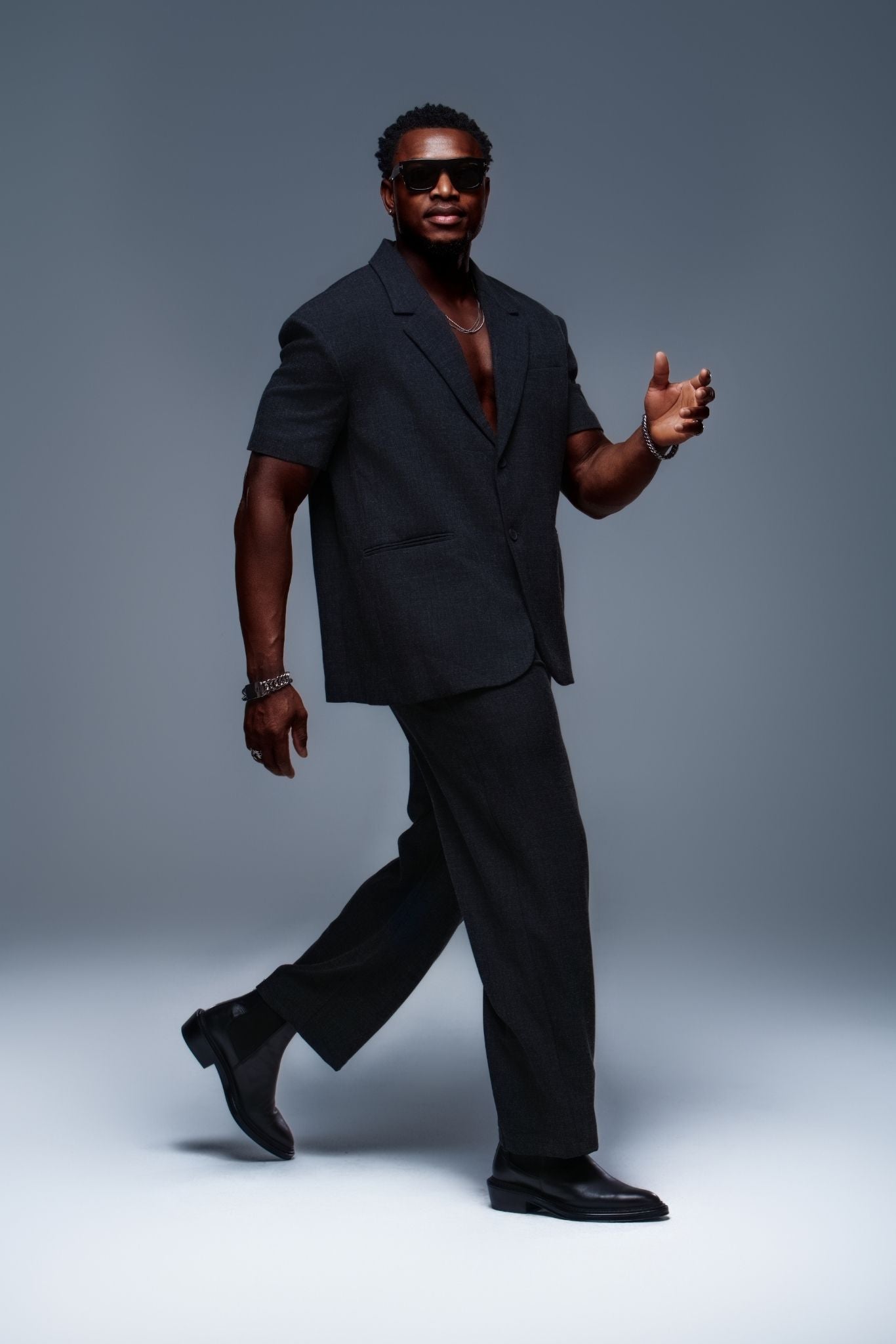 Cavalier Code Single Breasted Blazer and Pant Suit