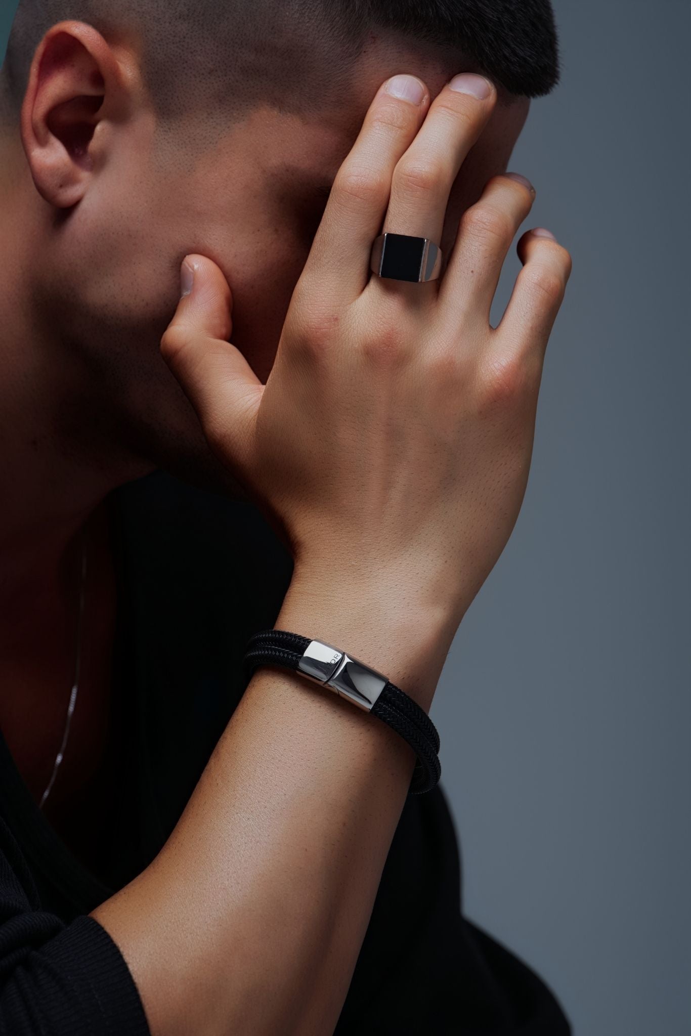 Black Signet Ring