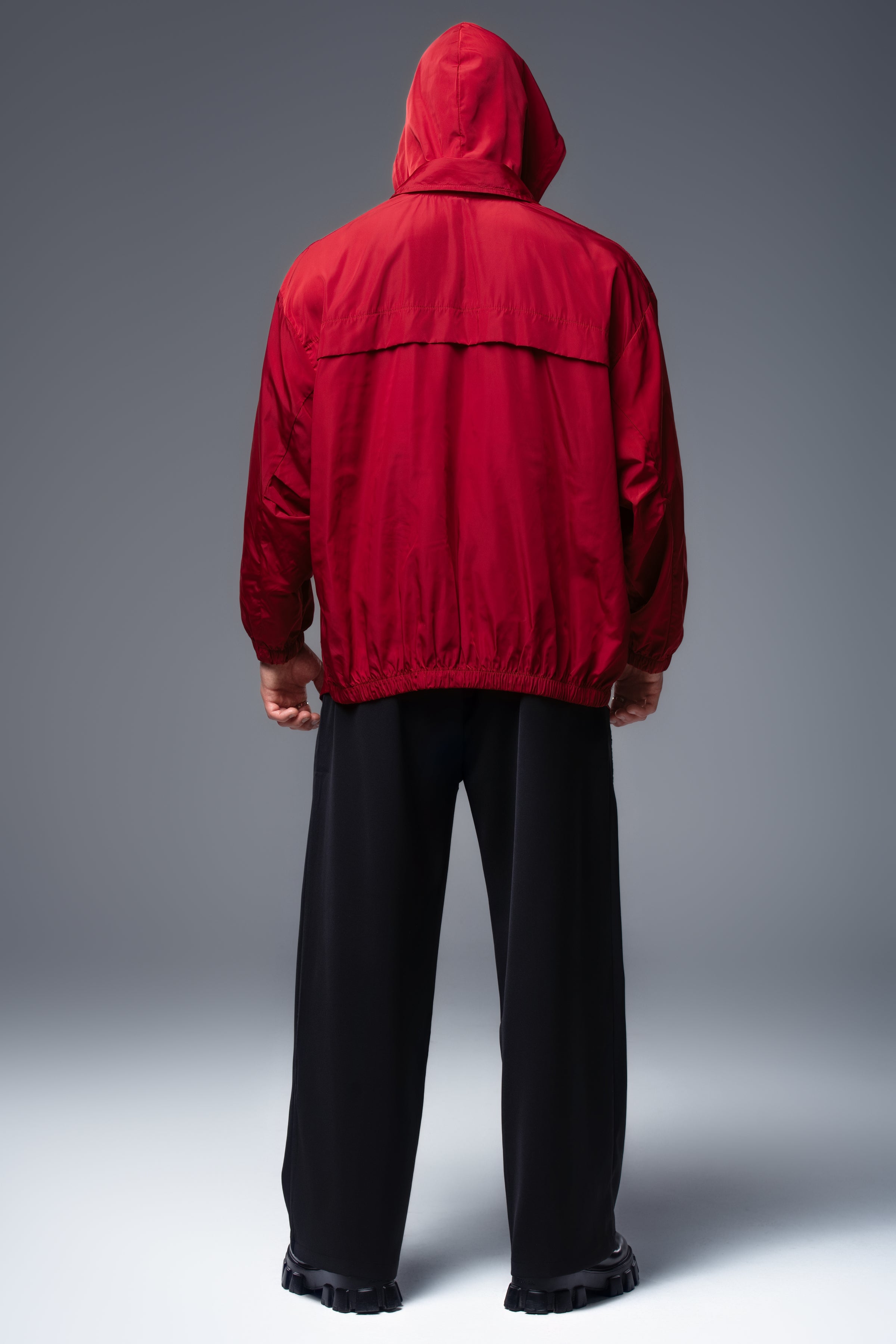 VEINBURN Crimson Red Shirt-Jacket